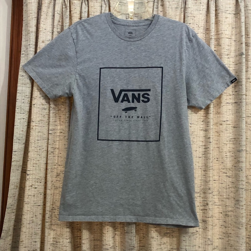 Vans Slim Fit "Off The Wall" Print Box Graphic T-Shirt